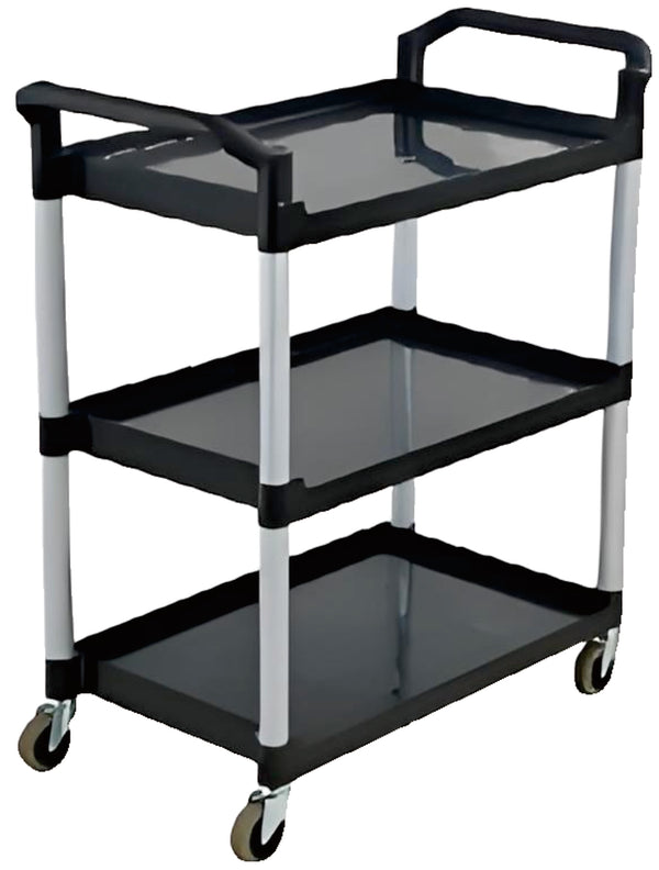 Small Three-Tier Service Cart (round tube, open type)